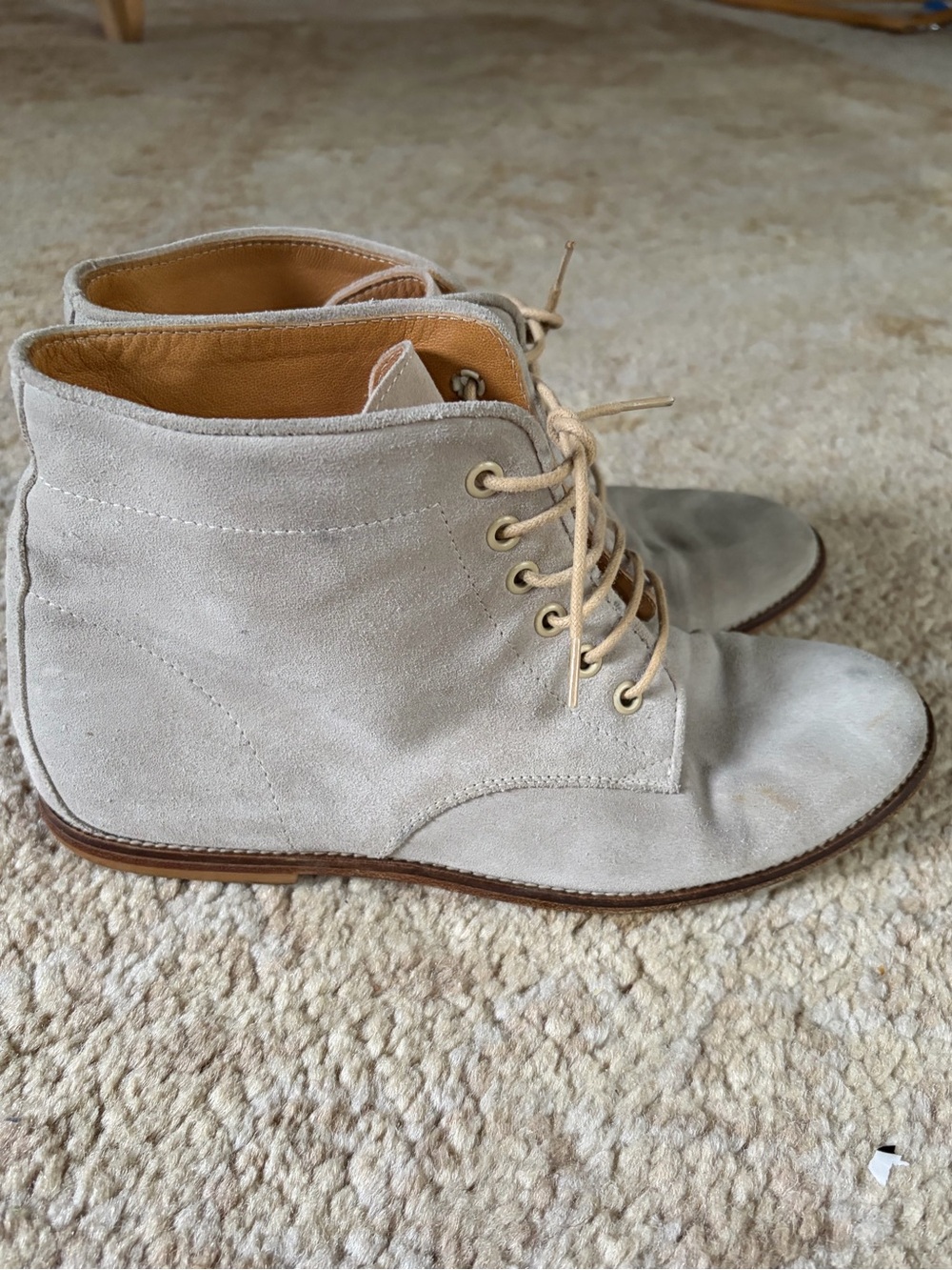 APC FR suede desert booties size 38